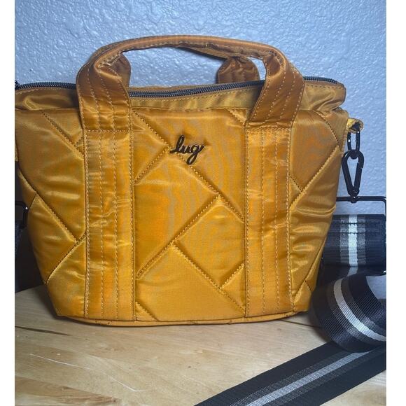 Lug Golden Mustard Small Crossbody Bag - Picture 1 of 10